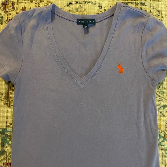 Women’s Polo Ralph Lauren purple short sleeve top - Picture 2 of 4